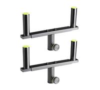 2x Gravity Speaker Supporto Staffa Doppio Adattatore 35MM DJ Disco PA