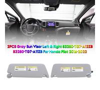 2X Gray Sun Visor L & R 83280-TG7-A12ZB 83280-TG7-A11ZB PER Honda Pilot 16-22 T9