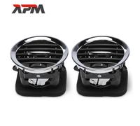 2X Griglia Di Ventilazione Anteriore Nera Cromata Per Opel Adam M13 Corsa D S07