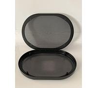2x Griglia protettiva per Woofer altoparlanti casse acustiche speaker ovali 6x9 Nero