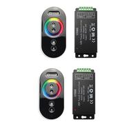 2X GT666 RGB LED LED Strip Controller Remote DC 12V 24V 18A 3 Canali Luc4018 [EEK: A]