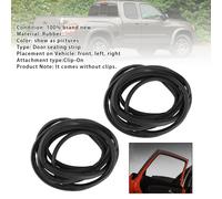 2x Guarnizione E Listello Impermeabile Porta Per Tundra 2000-2006 Cab Pickup
