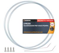 2x Guarnizione vasca pompa adatta per lavastoviglie Bosch Siemens 12005744 Neff