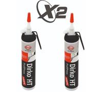 2X GUARNIZIONI CHIMICHE COPRITESTATA NERA ELRING SENZA SOLVENTI RESISTENTE UV