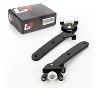 2X Guida Ruote Porta Cerniera Inferiore Sinistra Per VW CADDY III 2K0843397B