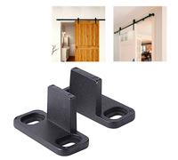 2x Guide Balck Bar 4,5 X 2 Cm Regolabile per Scorrevole