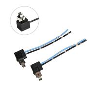 2X H1 Lampadina Faretto Auto Attacco Cablaggio Connettore Adattatore Nuovo