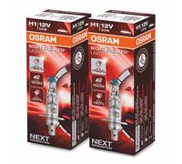 2x H1 Osram Notte Breaker Laser +150% Next Generation Lampadina Lampada Faro