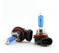 2x H11 100W Alogena Gas Xenon luce 12V Super Lluminoso Nebbia HID Bulbo Bianco