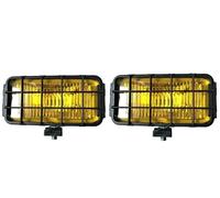 2x H3 Alogena Giallo Fari Fendinebbia 12V 24V Fari Supplementari 195x95x82 MM