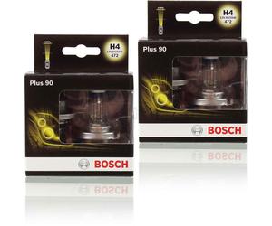 2X H4 12V 60/55W P43T Bosch Plus +90% 2Pz. Bosch