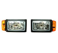 2x H4 Faro con Lampeggiatore 12V per Ruota Caricatrice Manitou Scavatrice