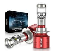 2x H7 Led Projector Lens H8 H11 9005 HB3 9006 HB4 9012 Hir2 Car Headlight Bulbs Canbus 45W 24000LM Mini Auto Lamp 12V RHD LHD(LHD,H7)