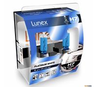 2x H7 Lunex Platinum White 4000K 477 55W 12V Lampadine Faro Alogene PX26d
