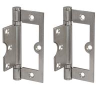 2x Häfele Anschraubband Acciaio Inox Nastro per Porta a Filo Cerniera Avvitare