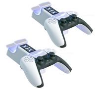2X Hama Dual Stazione Di Carica Caricatore Per Sony PS5 Wireless Controller Dock