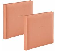 2x Hama Jumbo Album Fotografico Foto-Buch 50x Pagine 200x 10x15 Foto Incollare