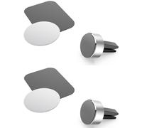 2x Hama Magnete Handy-Halterung Auto Navi Ventilazione Griglia Porta Smartphone