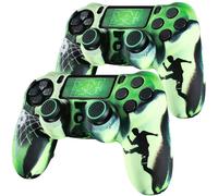 2x Hama Set Skin Custodia Protettiva Grip Thumb-Grip Per Sony PS4 Controller