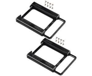 2X Hama Telaio Di Montaggio 2,5" A 3,5" SSD Supporto Per Disco Rigido Adattatore
