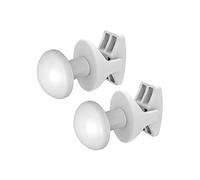 2X HANDY GRIP BIANCO PORTASCIUGAMANO APPENDINO SCALDASALVIETTE TERMOSIFONI ARREDO CONFEZIONE 2 PEZZI