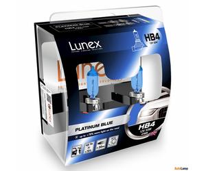 2x HB4 4700K Lunex PLATINUM BLUE 9006 55W 12V Lampadine Faro Alogene Super Blu