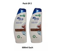 2x head & shoulders Anti-hair Perdita Prevenzione Shampoo Caffeina 600ml