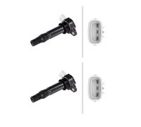 2x Hella 5DA 358 057-811 Bobina per Mitsubishi COLT VI ASX Lancer VIII