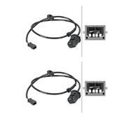 2x Hella 6PU 012 806-791 Sensore Velocità Ruota Posteriore per Audi A6 4A2 4A5