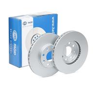 2x HELLA 8DD 355 106-051 PRO Disco freno Anteriore per OPEL Astra G CC (T98)
