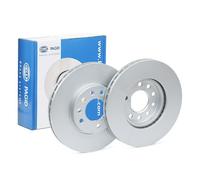 2x HELLA 8DD 355 106-071 PRO Disco freno Anteriore per OPEL ZAFIRA B (A05) 280mm