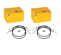 2X HELLA CAVI DEL FRENO A MANO Compatibili Con FORD COURIER FIESTA KA PUMA