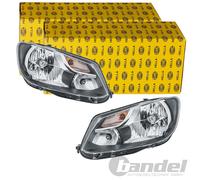 2x HELLA Fari Alogeni Set Adatto A per VW Caddy SX + Dx