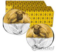 2X HELLA FARI Indicatori Gialli Anteriori Doppio Set