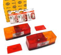 2X HELLA Luce Posteriore OSRAM Lampadine Trattore 12V FENDT DEUTZ MAN