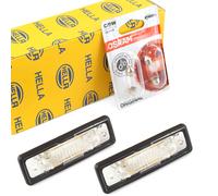 2x HELLA Luci Targa OSRAM Lampadine Per BMW Serie 3 E30 E36 E28 6er 7er
