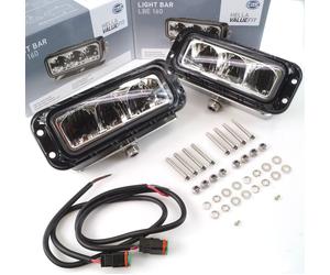 2x Hella Riflettore Abbagliante LED Dx SX 12V/24V