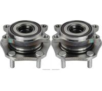 2x Herth+Buss Jakoparts Kit Cuscinetto Ruota Frontale per Nissan Qashqai II J11