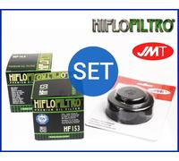 2x Hiflo Filtro Olio HF153 + Chiave per Ducati Monster 800 S2R