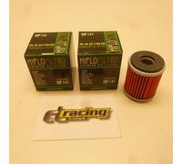 2X HIFLO HF141 Filtro Olio Adatto Per Yamaha Adatto Per Beta Adatto Per Fantic