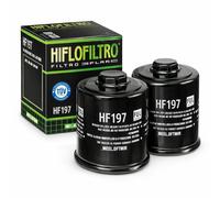 2x Hiflo HF197 Filtro Olio, Adatto per Aeon Cobra 350 09-15, Gd 250, Gv T-Rex