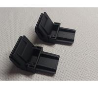 2x HINGE HINGES DUST COVER LID ORIGINAL NEW - DUAL CS530 CS 530 CS-530