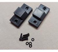 2x HINGES BRACKET BRACKETS DUST COVER TECHNICS SL-1200 MK2 VERS DAL 1979 AL 1984