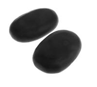 2x Hot Spa Rock Basalt Stones Massaggio con Pietre Naturali 11x7 cm