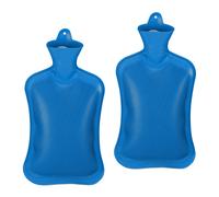 2x Hot Water Bottle Borsa Acqua Calda Boule Scaldaletto 2 Litri 36 x 18,5 x 4 cm