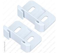2x Howdens Lamona Integrati Sportello Congelatore Frigo Scorrevole Decor Cardine