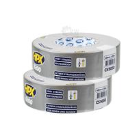 2X HPX Nastro Adesivo Tessuto Panzertape 48Mm X 50M Argento