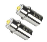 2X HQRP 4-12V DC LED Bulb Per 5 AA Mini-Maglite Lantern Torcia
