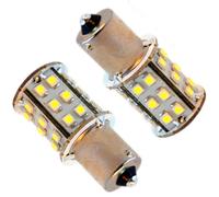2x HQRP BA15s 30-SMD LED Lampadina Caldo Bianco per 93 1141 1156 Foresta Fiume