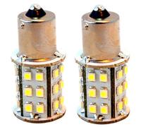 2x HQRP BA15s 30-SMD LED Lampadina per 1141 Minnie Rv Interno Soffitto Luci
